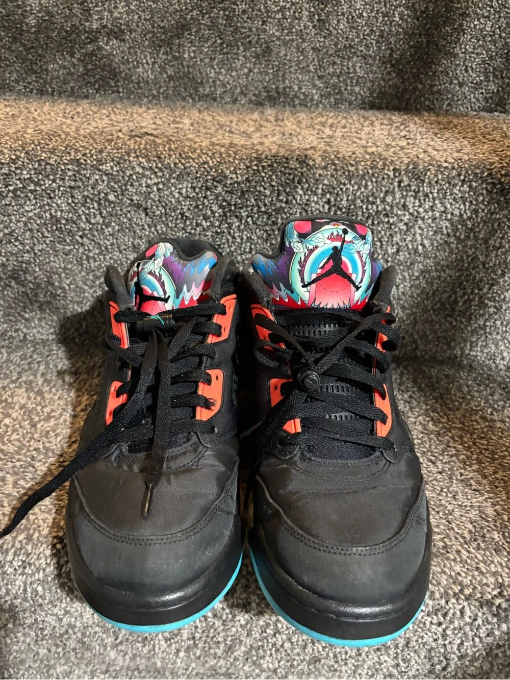 Nike Air Jordan 5 Retro Low Chinese New Year Black size 12